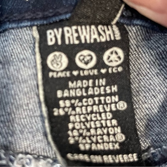 Rewash Navy Distressed Cropped Jeans Size 11 Jeans Bundle Deal! See description - Picture 6 of 7